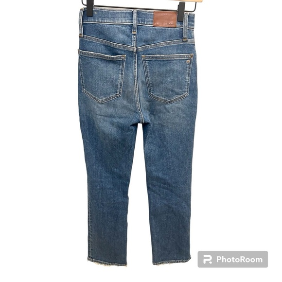 Madewell Slim Demi-Boot Jeans in Northaven Wash Size 23 EUC N0551 - Picture 3 of 10